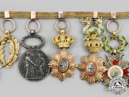 france,_republic._a_superb_colonial_service_miniature_chain,_c.1950_m20_849_mnc0505_1