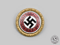 Germany, Nsdap. A Golden Party Badge, Large Version, By Deschler & Sohn