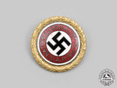 Germany, Nsdap. A Golden Party Badge, Large Version, By Deschler & Sohn