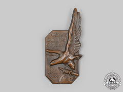 Austria, First Republic. A 1932 St. Pölten Gymnastics Festival Commemorative Badge, By R. Schanes