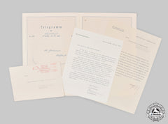 Germany, Third Reich. A Collection Of Documents To Düsseldorf City Councillor, C.1940