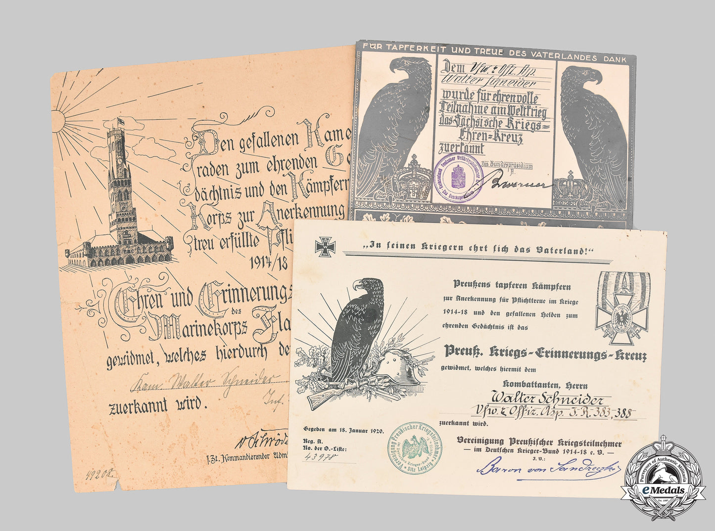 germany,_weimar_republic._three_first_war_participation_certificates_to_vizefeldwebel_walter_schneider_m21_0062_mnc7203