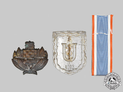 croatia,_independent_state._a_lot_of_three_badges_m21_018