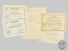 Germany, Third Reich. A Kyffhäuser Document Group To Judicial Secretary Gustav Kayser