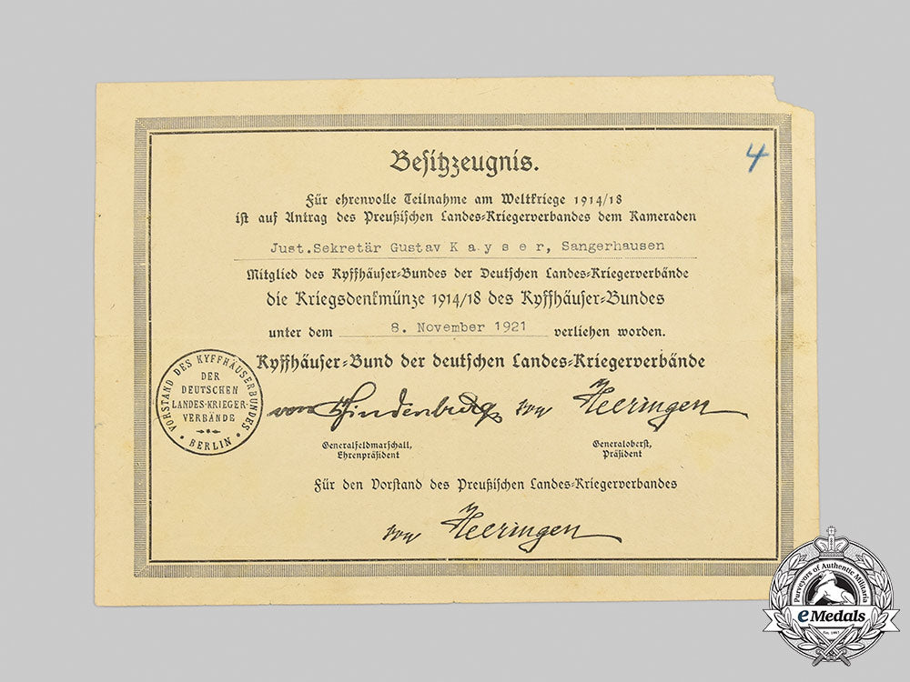 germany,_third_reich._a_kyffhäuser_document_group_to_judicial_secretary_gustav_kayser_m21_175