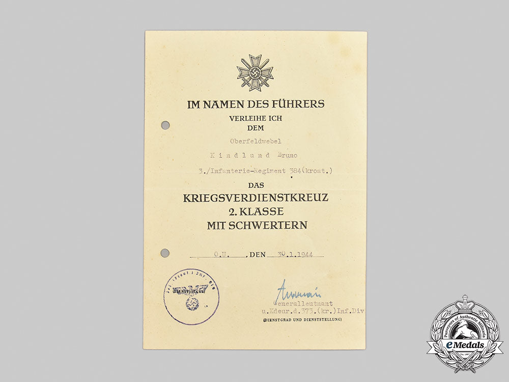 germany,_heer._a_lot_of_award&_identity_documents_to_oberfeldwebel_bruno_kindlund,_infanterie-_regiment384(_kroatien)_m21_202