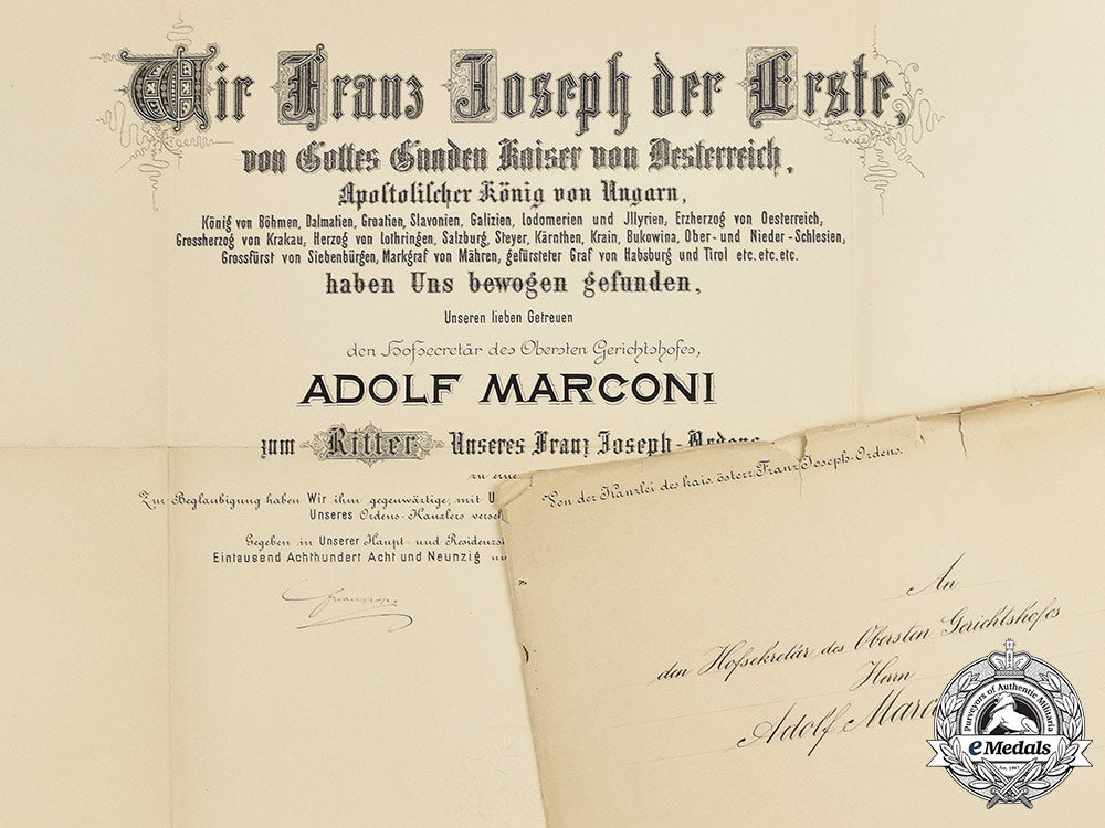 austria,_imperial._a_large_leopold_order_knight’s_cross_award_document,_signed_by_emperor_franz_joseph_m21_208