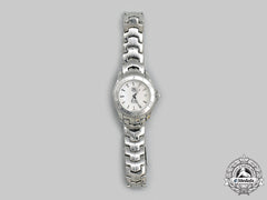 Switzerland. A Stainless Steel And Mother Of Pearl Watch, By Tag Heuer