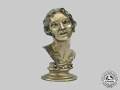 Italy, Republic. A Silver Bust Of A Woman By Vincenzo Gemito, C.1915