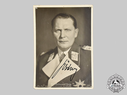 germany,_luftwaffe._a_wartime_signed_postcard_of_reichsmarschall_hermann_göring_m21_494_1
