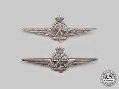 Italy, Kingdom. Two Fascist Period Royal Italian Air Force Qualification Badges