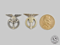 Czechoslovakia (Republic, Socialist Republic). Three Awards & Badges