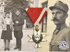 Croatia, Independent State. An Order Of The Crown Of King Zvonimir, Iii Class With Oak Leaves, C.1941