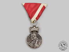 Croatia, Independent State. An Order Of The Crown Of King Zvonimir, Silver Grade Medal, Braća Knaus, C.1941
