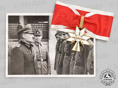 Croatia, Independent State. An Order Of The Crown Of King Zvonimir, I Class With Swords, C.1941