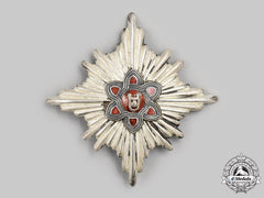 Croatia, Independent State. An Order Of Merit, I Class Grand Officer Star, Moslem Ladies Version, By Braca Knaus, C.1942