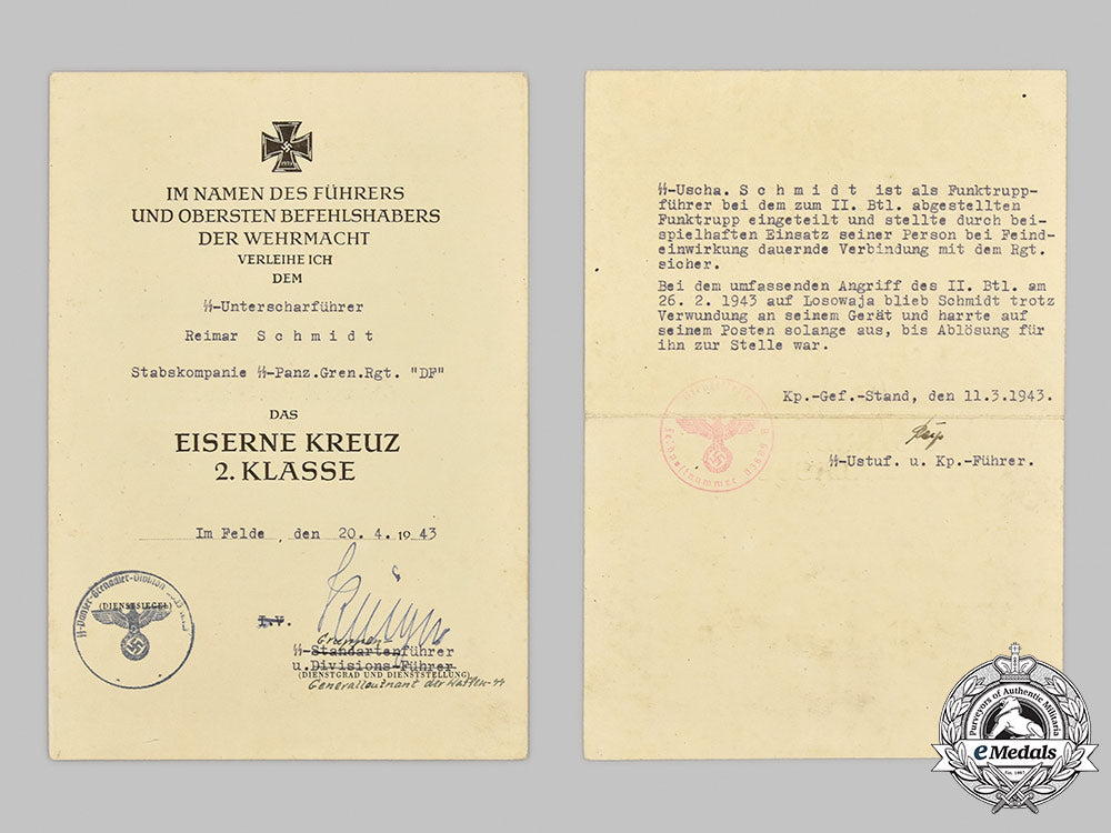 germany,_ss._a_set_of_award_documents_to_unterscharführer_reimar_schmidt,4_th_ss_panzergrenadier_regiment“_der_führer”_m21__mnc0812