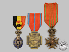 Belgium, Kingdom. A Lot Of Three Awards