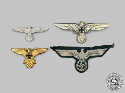 germany,_third_reich._a_mixed_lot_of_eagle_insignia_m21__mnc1296_1