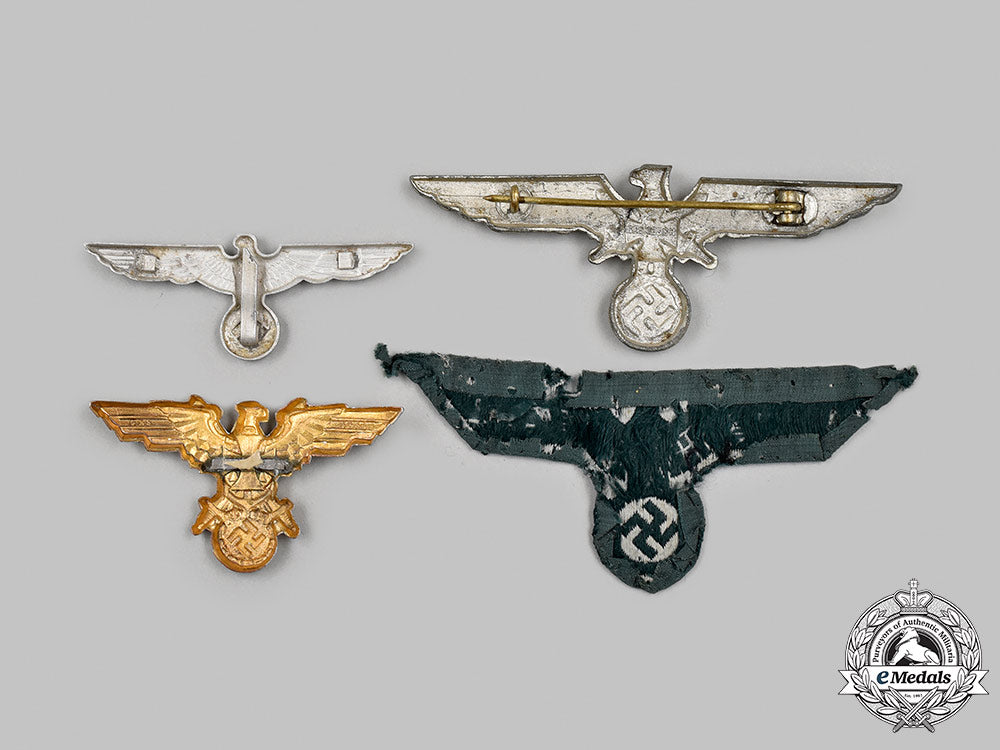 germany,_third_reich._a_mixed_lot_of_eagle_insignia_m21__mnc1298_1