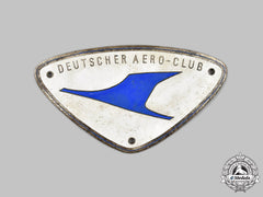 Germany, Federal Republic. A German Aero Club Member’s Plaque, By Carl Poellath