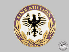 Germany, Federal Republic. A General German Automobile Club Million Members Commemorative Plaque, By Carl Poellath