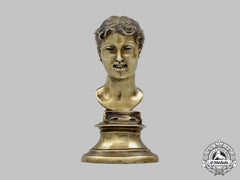 Italy, Kingdom. A Silver Bust Of A Woman From Capri By Vincenzo Gemito, C.1915