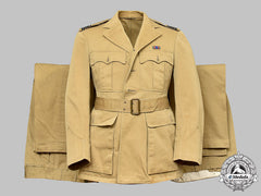 Canada, Commonwealth. A Royal Canadian Air Force Squadron Leader's Tropical Uniform Of A.j.kerwin Md