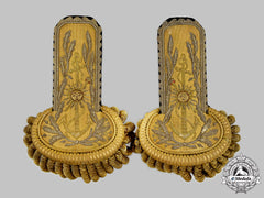 Argentina, Republic. A Navy Admiral's (Almirante) Epaulettes Pair, C.1900