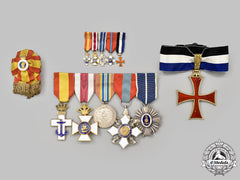 Spain, Fascist State. A Naval Officer's Awards & Decorations