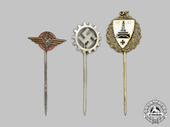 Germany, Third Reich. A Lot Of Membership And Supporter Stick Pins