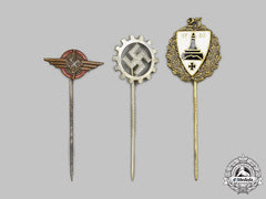Germany, Third Reich. A Lot Of Membership And Supporter Stick Pins