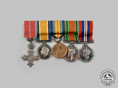 United Kingdom. An Mbe First War And Second War Miniature Group