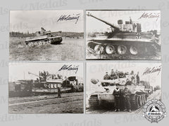 Germany, Wehrmacht. A Lot Of Postwar Signed Photos Of Panzer Ace Otto Carius