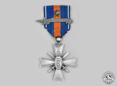 Netherlands, Kingdom. A Cross For Freedom And Justice For The Korean War, Bar & Star
