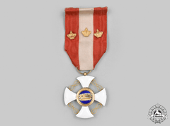 Italy, Kingdom. An Order Of The Crown In Gold, V Class Knight With 3 Crowns, C.1920