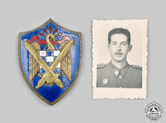Spain, Facist State. A Falange Army Badge