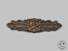Germany, Wehrmacht. A Close Combat Clasp, Bronze Grade, By Friedrich Linden