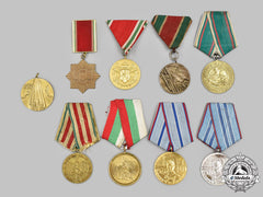 Bulgaria, Kingdom, People's Republic. Nine Medals