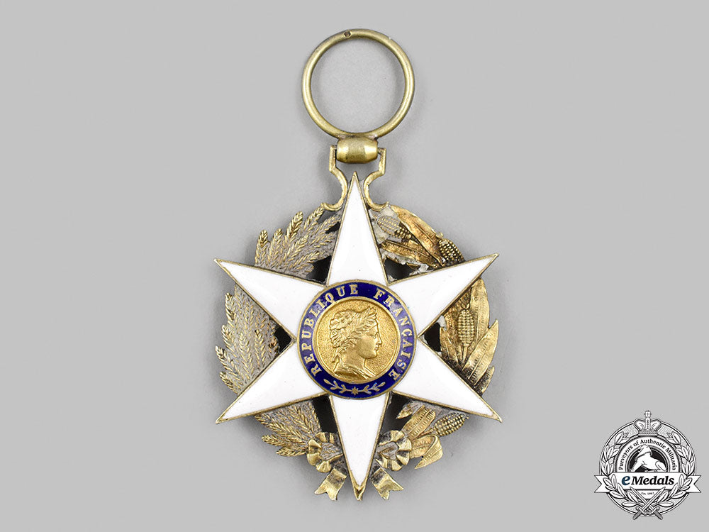 france,_iii_republic._an_order_of_agricultural_merit,_ii_class_officer,_type_i_without_year_designation_m21_mnc5403_1