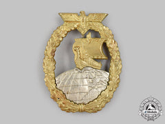 Germany, Kriegsmarine. An Auxiliary Cruiser War Badge, By C.e. Juncker