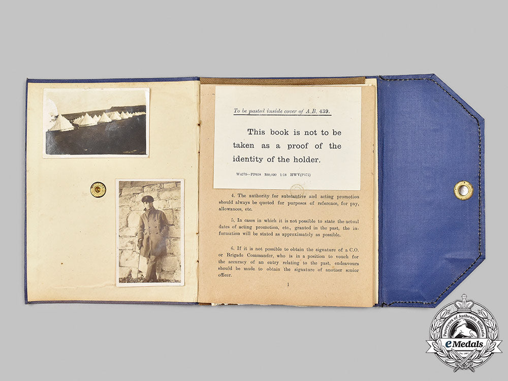 canada,_cef._an_army_book&_photograph,_second_lieutenant_hill,_royal_flying_corps_m21_mnc5581