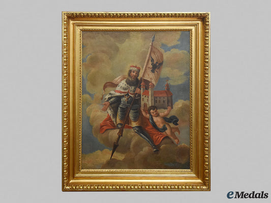 austria,_empire._a_large_oil_painting_of_a_holy_roman_emperor,_c.1900_m22_cbb_7001_1