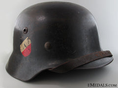 M35 Double Decal Luftwaffe Helmet
