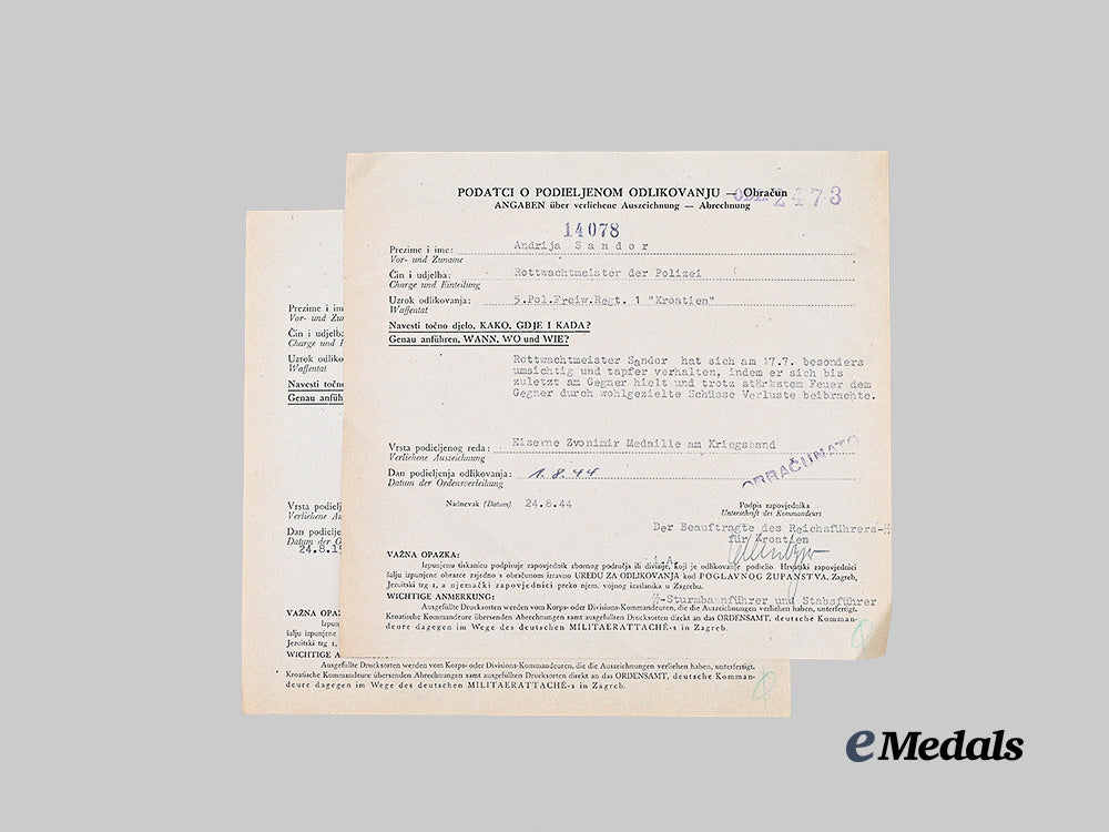 germany,_s_s._a_pair_of_zvonimir_medal_award_notices_for_s_s_police_service_e_medals__g63019_2