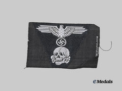 Germany, SS. A Mint Waffen-SS Panzer Troops M43 Cap Insignia, by Ewald Vorsteher