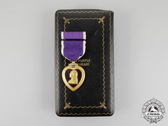 United States. A Purple Heart, Cased, To Arno M. Hess
