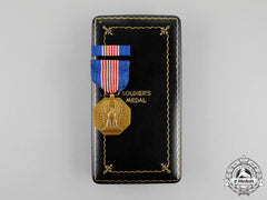 United States. A Soldier's Medal, Cased, To Winston F.c. Guest, United States Marine Corps