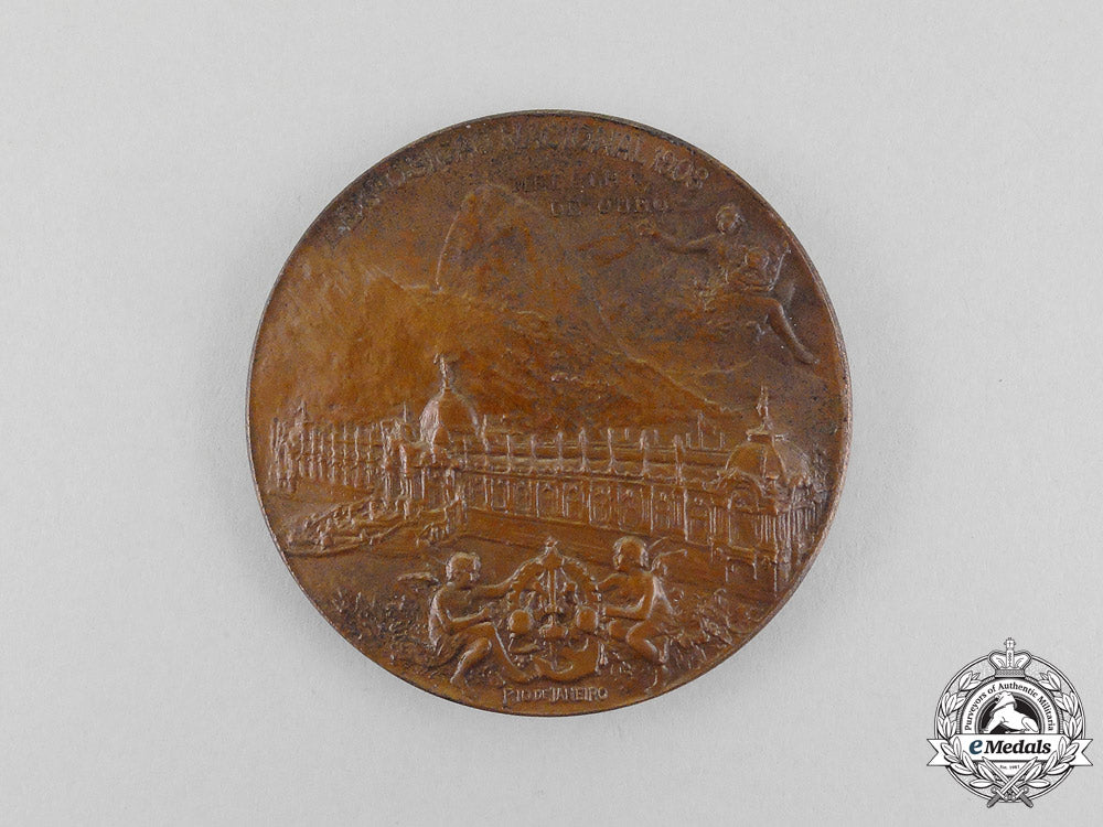 brazil,_republic._a_national_exposition_at_rio_de_janiero_gold_grade_medal,1908_m_128_1_1