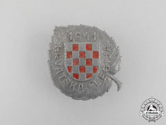 Croatia. A Second War Badge Of The Croatian Legion For Russian Service